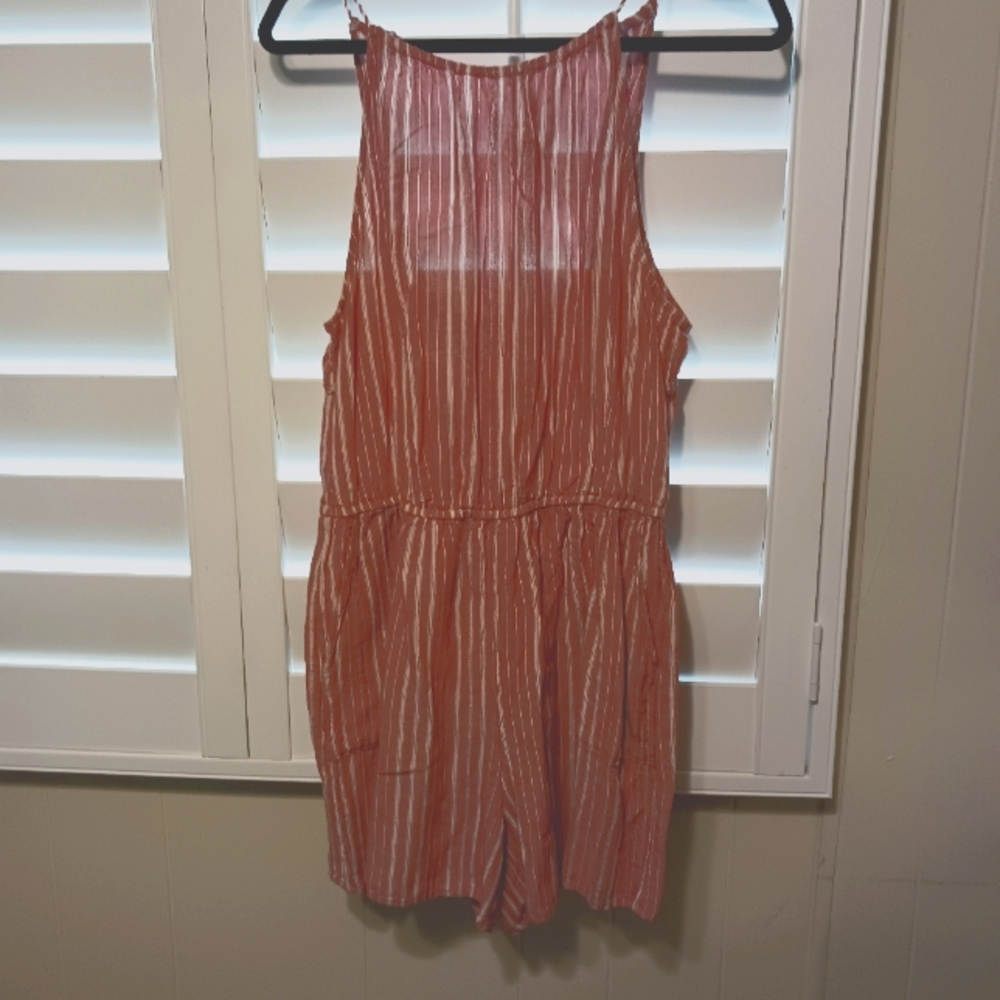 Peach Summer Romper